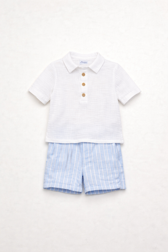 Short Set 'Blue Stripes'