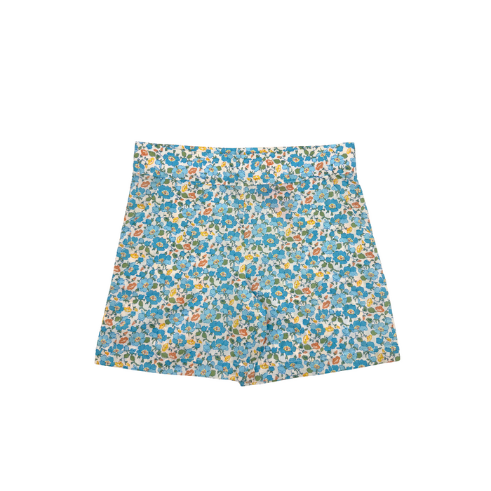 Floral patterned skirt on a white background