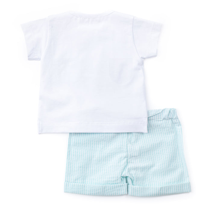 Short Set Lines Turquoise
