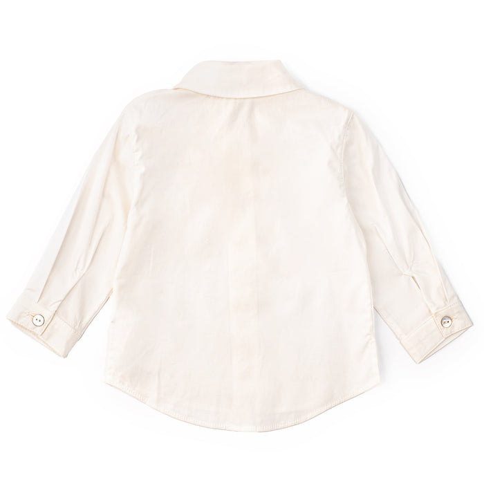 Beige shirt on a white background