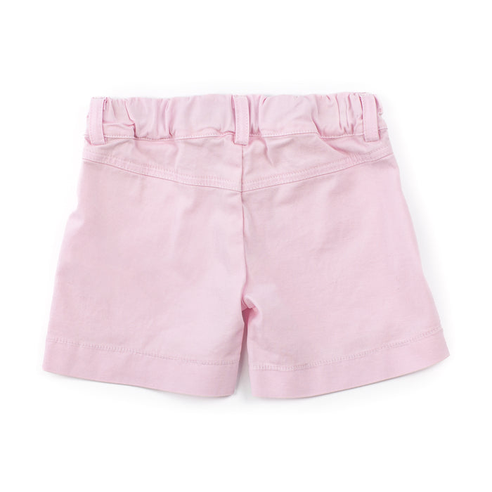 Pink shorts on a white background