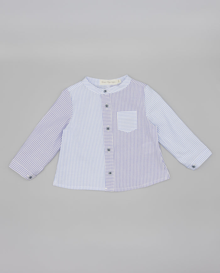 Short Set 'Seersucker Blue'