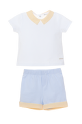 Short Set Vichy Yellow