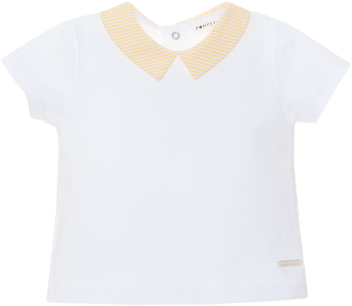 Short Set Vichy Yellow