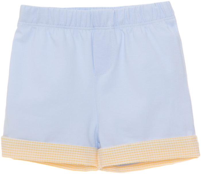 Short Set Vichy Yellow