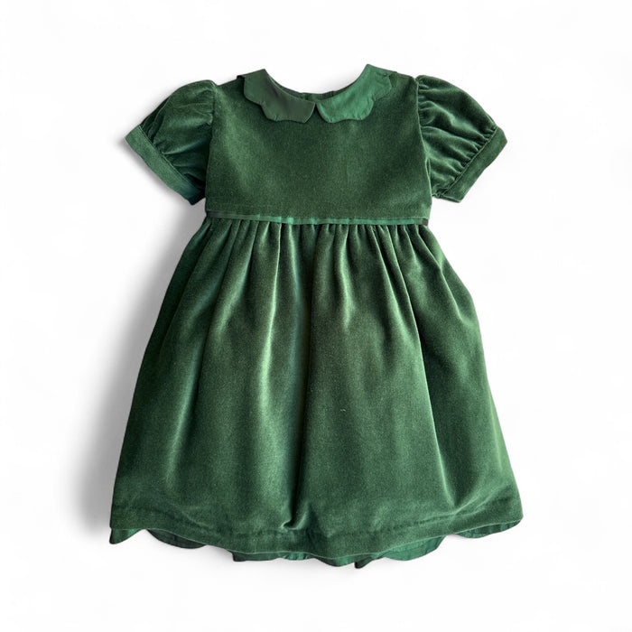 Short Sleeve Dress Green Emerald