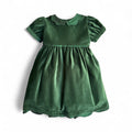 Short Sleeve Dress Green Emerald