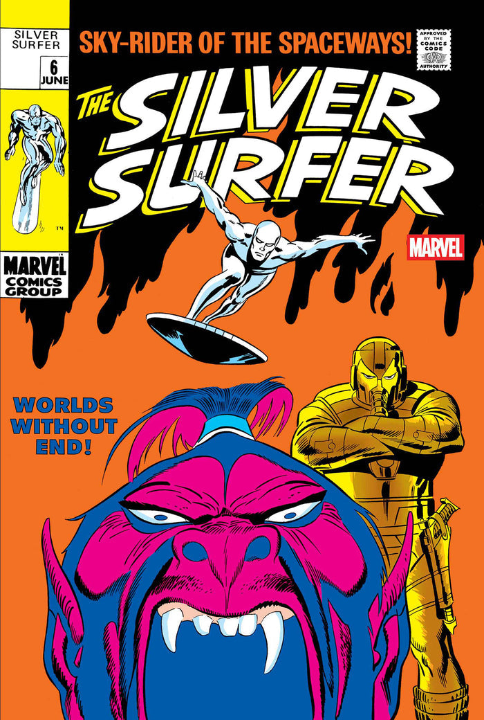 SILVER SURFER #6 FACSIMILE EDITION FOIL VAR CVR B