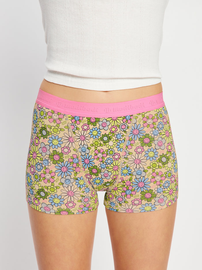 SmileyWorld® | Modibodi Teen Hipster Boyshort Super Bubbly Blossom Pink