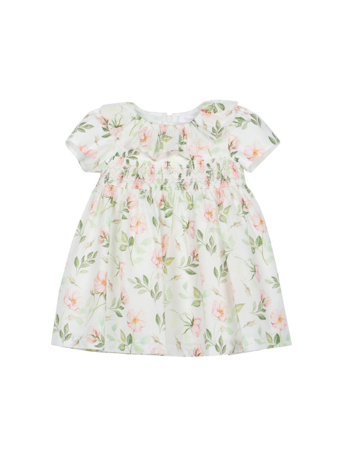 Smock Dress 'Flores Peach'