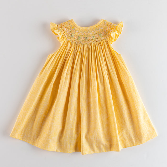 Smock Dress 'Ona Aletas' Yellow