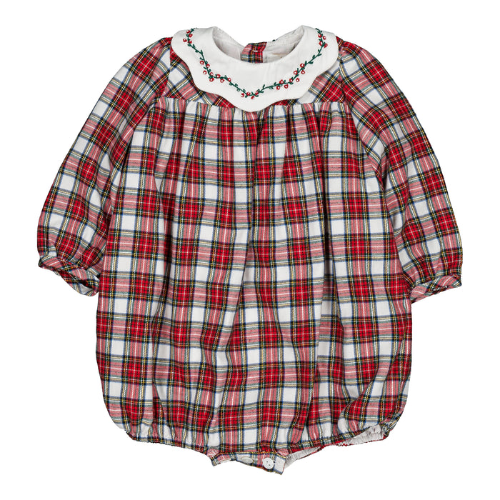 Smock Romper 'Charlotte' Tartan
