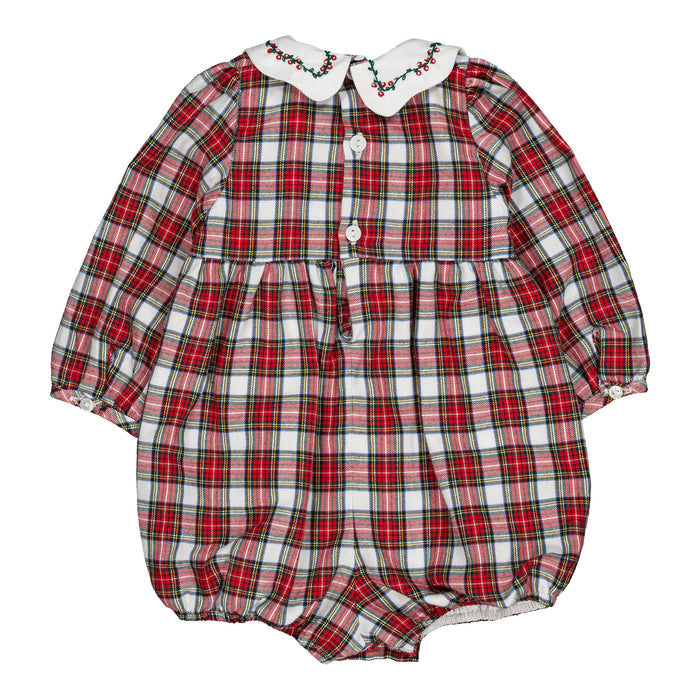 Smock Romper 'Charlotte' Tartan