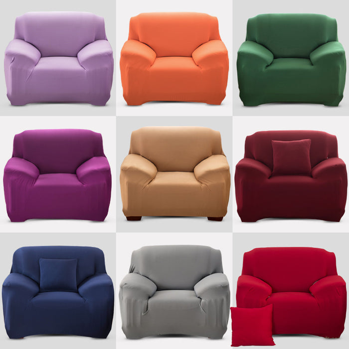 Sofa Armchair Skin Protector Cover Elastica Material Sofa Slipcovers Solid Corner Sofa Covers