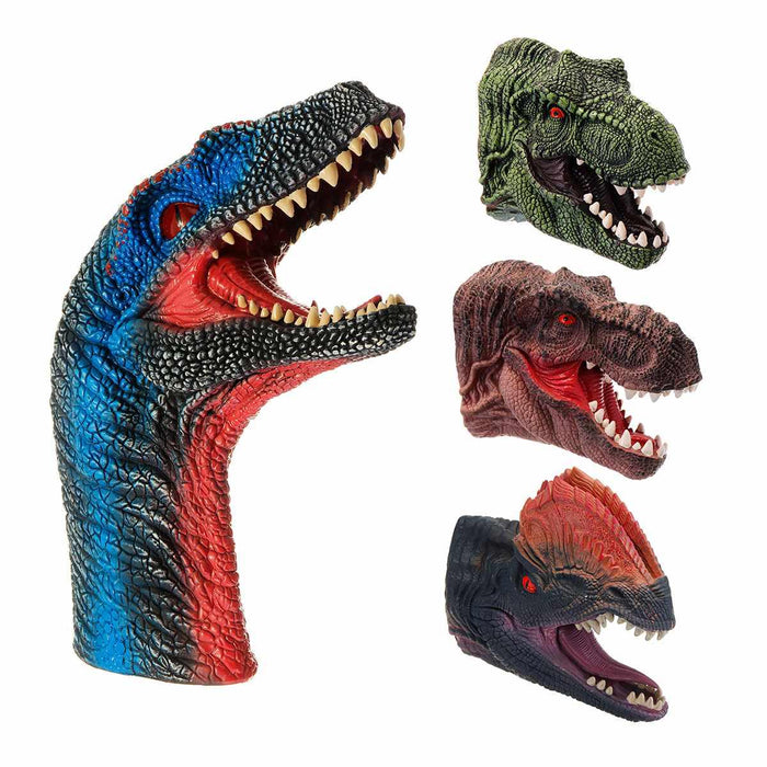 Soft Vinyl Rubber Dinosaur Hand Puppet - MY STORE LIVING