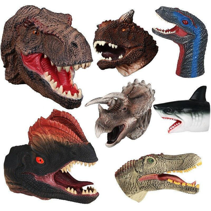 Soft Vinyl Rubber Dinosaur Hand Puppet - MY STORE LIVING