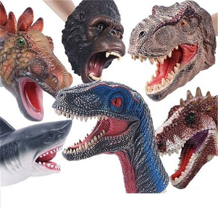 Soft Vinyl Rubber Dinosaur Hand Puppet - MY STORE LIVING