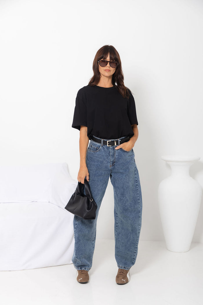 Sonny Relaxed-Fit Tee - Black