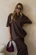 Sonny Relaxed-Fit Tee - Chocolate Brown