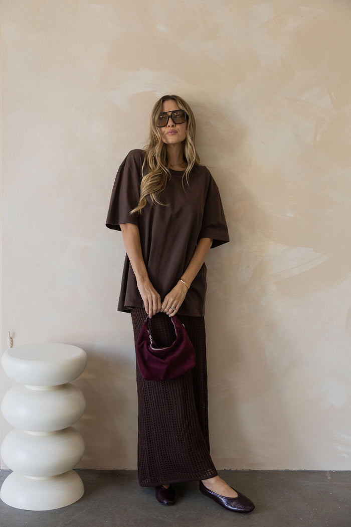 Sonny Relaxed-Fit Tee - Chocolate Brown