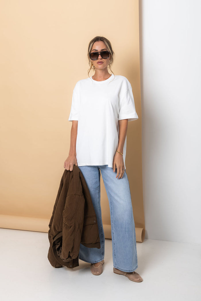 Sonny Relaxed-Fit Tee - White