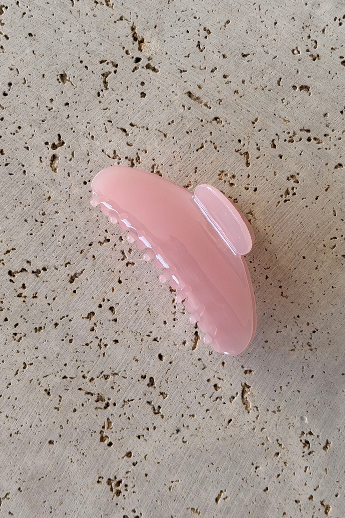 Sophia Acetate Hair Claw Clip - Pink - The Self Styler