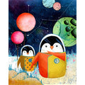 Space Penguins - fine art print