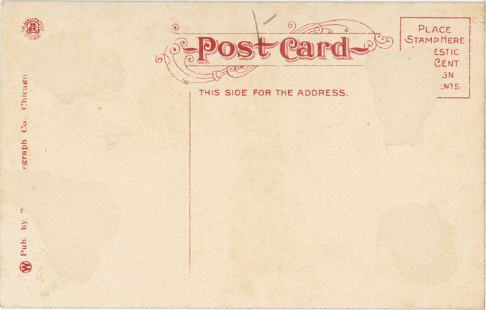 Springfield Illinois Washington Park Boat House Vintage Postcard c. 1910 (unused) - Vintage Postcard Boutique