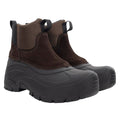 Men's Staheekum winter boots in brown, size 13, with a sturdy leather exterior and warm lining, suitable for cold weather.