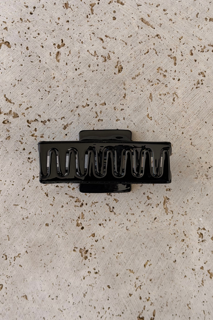 Suki Acetate Hair Claw Clip - Black