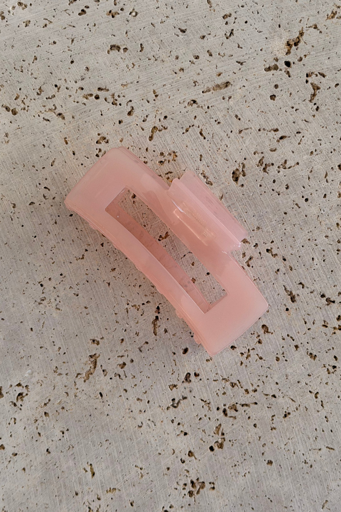 Suki Acetate Hair Claw Clip - Pink