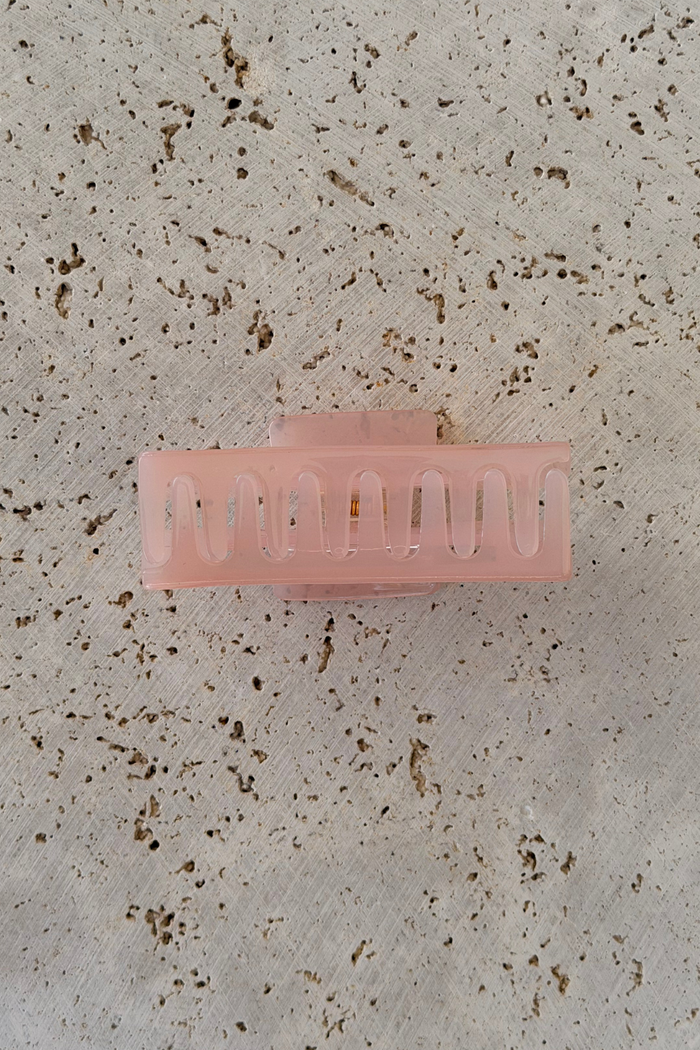 Suki Acetate Hair Claw Clip - Pink