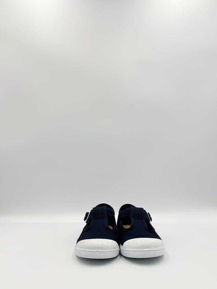 T- Strap 'Cap Toe' Marino