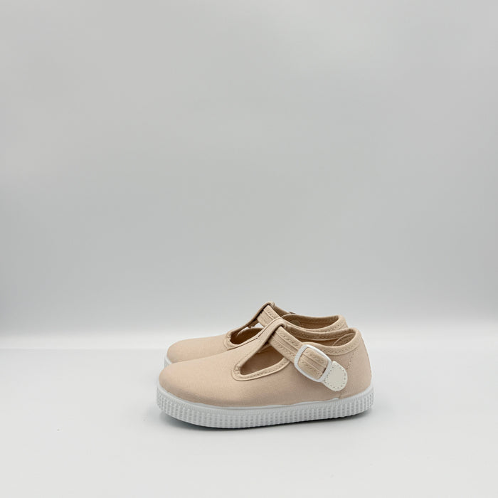 T- Strap 'Naia' Sand