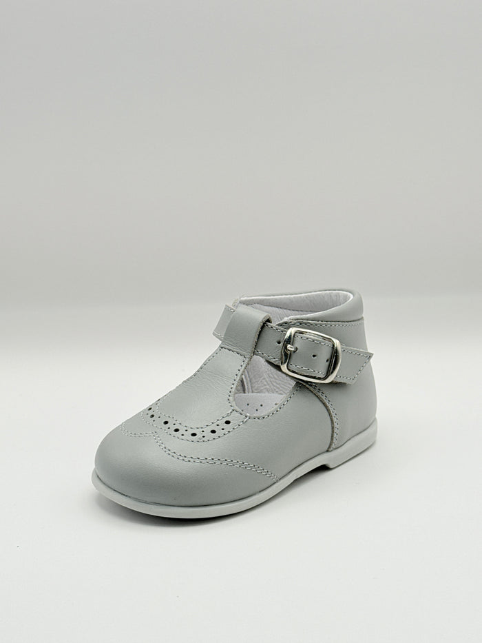 T-Bar Booties Gray
