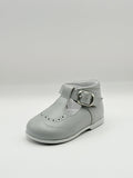 T-Bar Booties Gray
