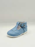 T-Bar Booties Powder Blue