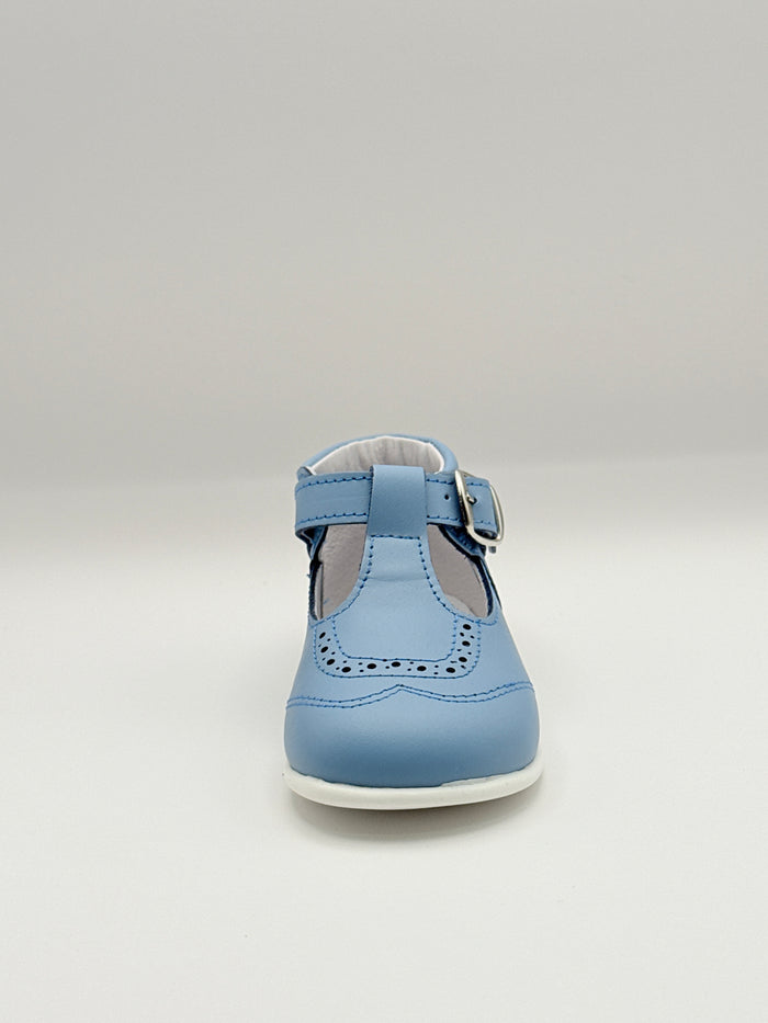T-Bar Booties Powder Blue