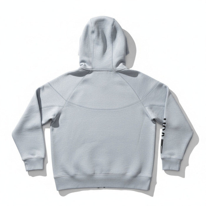 Gray Nike Tech Fleece Windrunner Hoodie with Team USA Paralympic 2024 branding, featuring a hood, logo, and athletic fit.