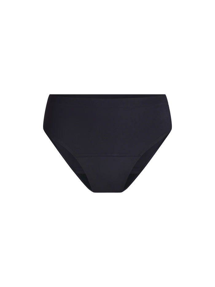 Teen Seamfree Hi-Leg Bikini Moderate Black