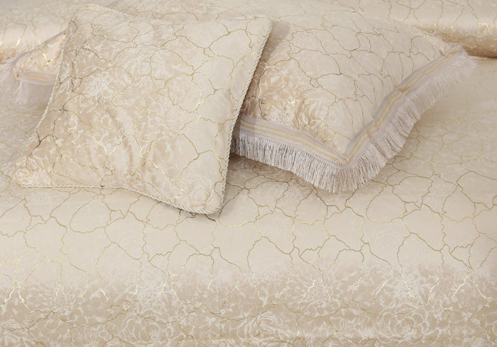 Texture Embossed Heavy Velvet Bed Sheet Set 4 Pcs Design 560 - Nishat Creative Store