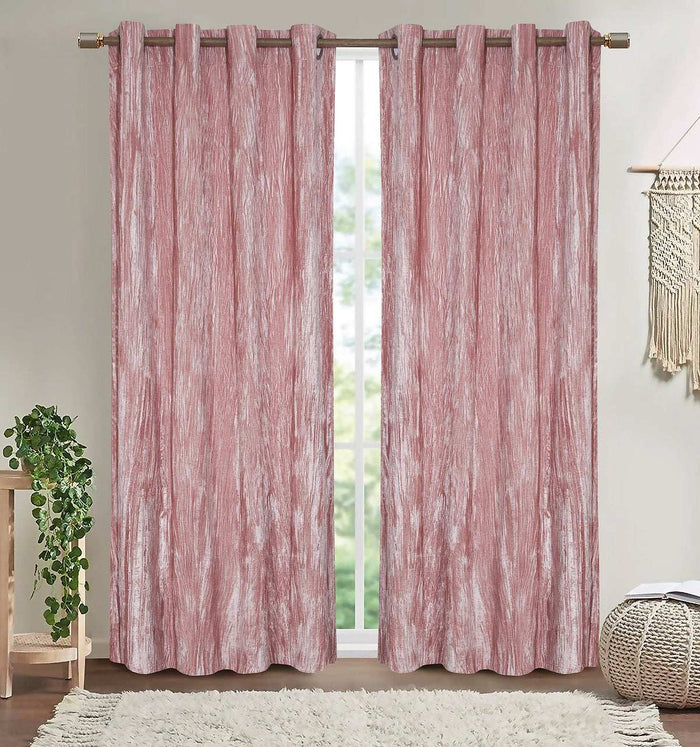 Texture Velvet Curtains Pack of 2 Design 067 - Nishat Creative Store