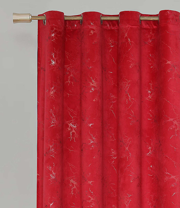 Texture Velvet Curtains Pack of 2 Design  070 - Nishat Creative Store