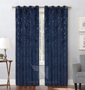 Texture Velvet Curtains Pack of 2 Design  075 - Nishat Creative Store
