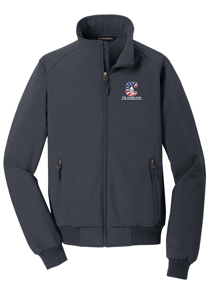 The Citadel, Alumni Club, Greater Washington, D.C., Soft Shell Bomber Jacket- Grey
