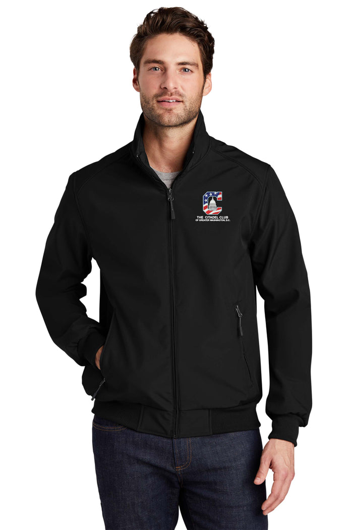 The Citadel, Alumni Club, Greater Washington, D.C., Soft Shell Bomber Jacket- Black