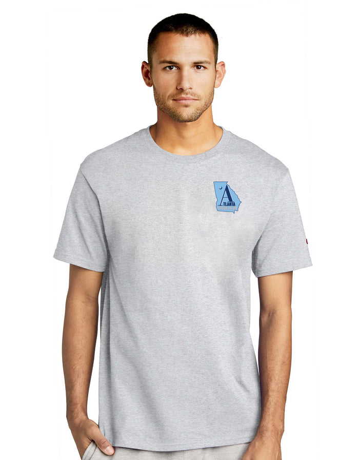 The Citadel, Atlanta Citadel Club Champion Jersey T-Shirt- Ash