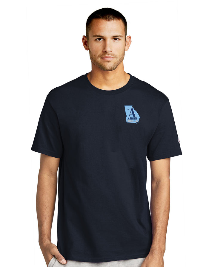 The Citadel, Atlanta Citadel Club Champion Jersey T-Shirt- Navy