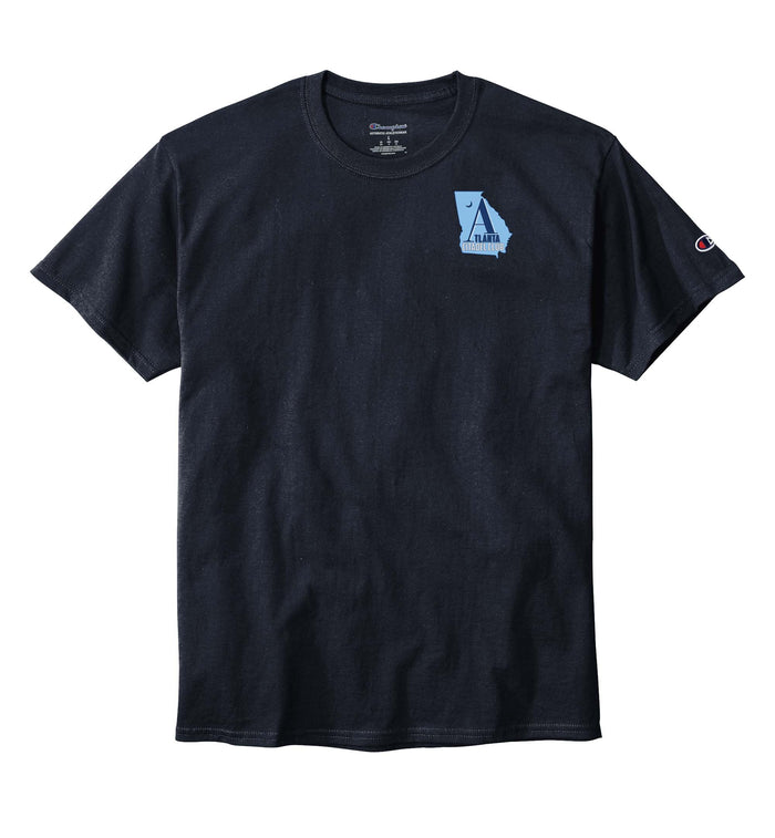 The Citadel, Atlanta Citadel Club Champion Jersey T-Shirt- Navy