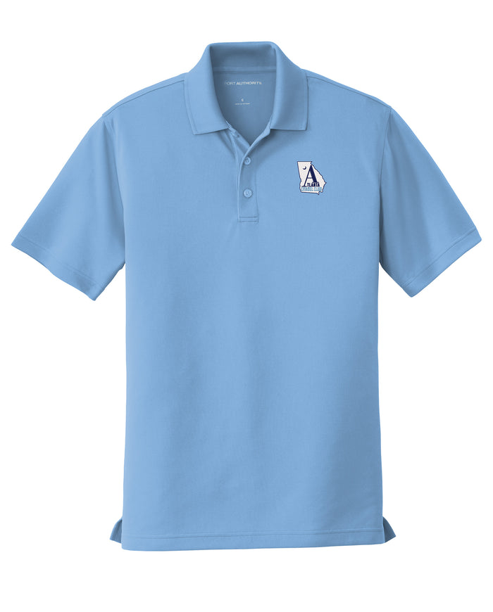 The Citadel, Atlanta Citadel Club UV Micro-Mesh Polo Shirt  - Carolina Blue
